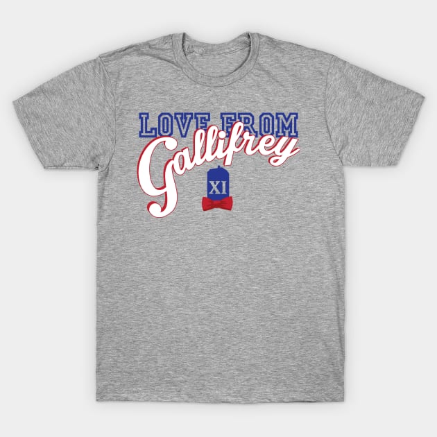 Love from Gallifrey T-Shirt by quinnsnake